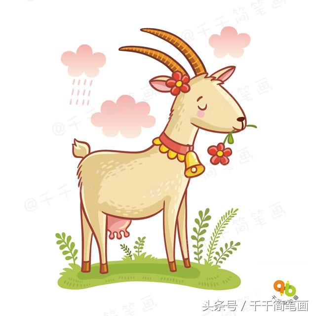 简单画一只可爱的小绵羊需要几步，简单可爱的绵羊怎么画（各种各样的小羊简笔画）