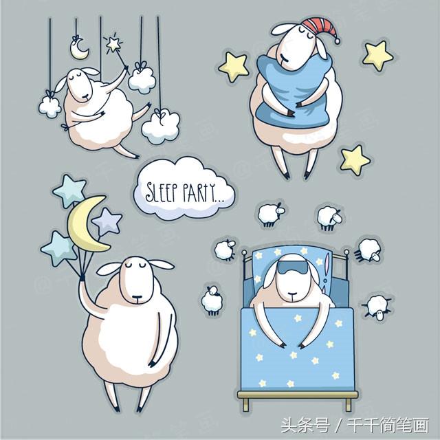 简单画一只可爱的小绵羊需要几步，简单可爱的绵羊怎么画（各种各样的小羊简笔画）