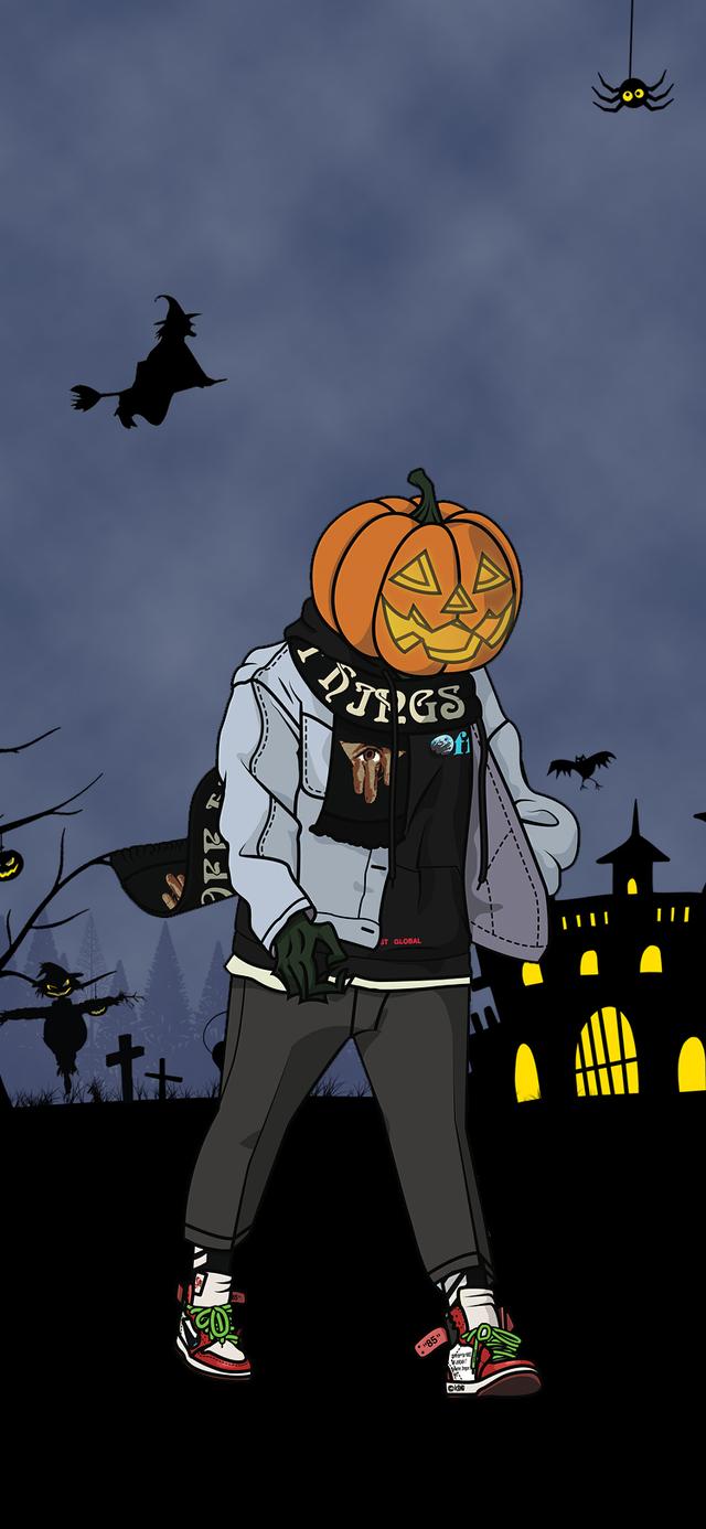 万圣节专用可爱头像微信，万圣节专用可爱头像（万圣节主题<手机壁纸、头像>）