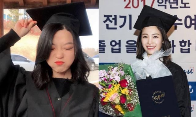 学士服帽子正确戴法，安利显脸小的学士帽发型~