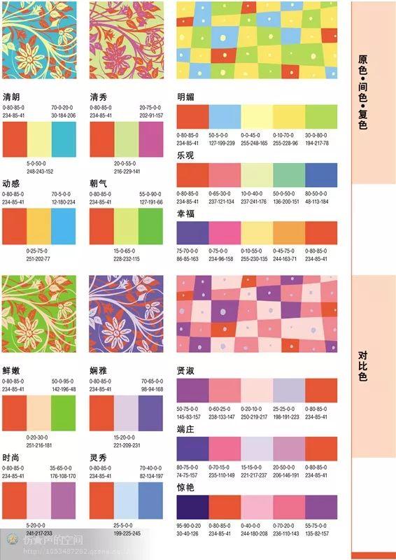配色方案图谱(广告配色方案图谱)