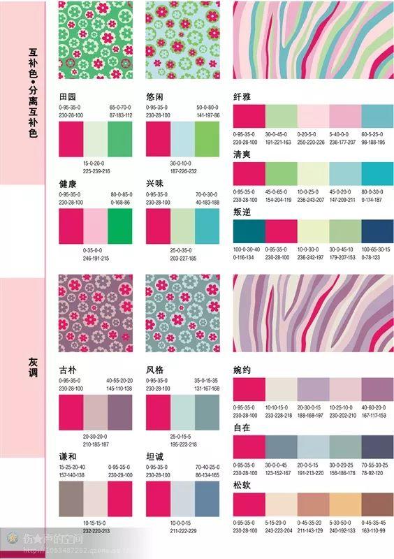 配色方案图谱(广告配色方案图谱)