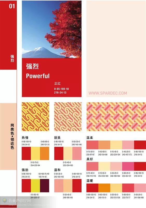 配色方案图谱(广告配色方案图谱)