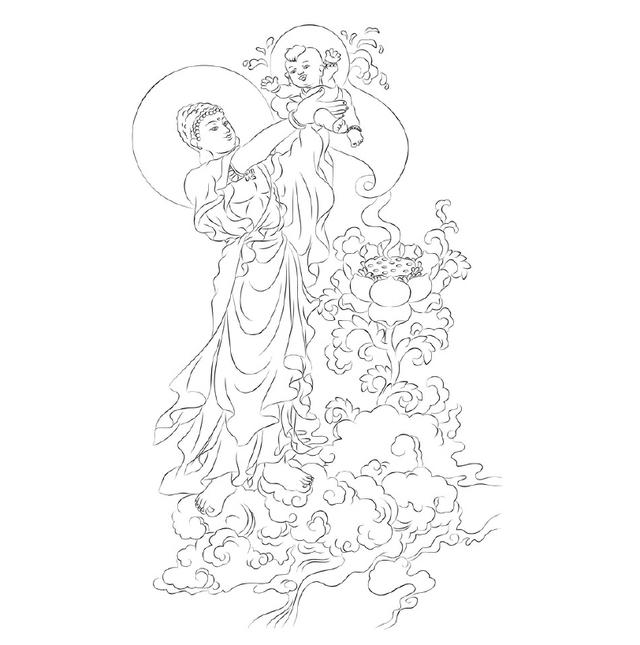 观世音菩萨和送子观音的区别,观音菩萨送子图 - 玉三网