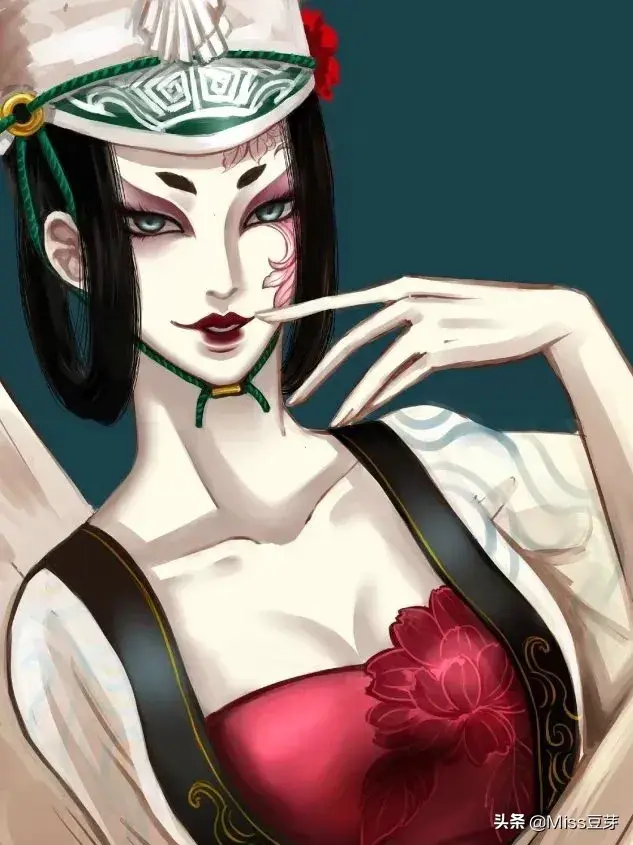 #阴阳师#@黑白无常，微信头像，#阴阳师#@黑白无常（黑白本一色，只因事无常）