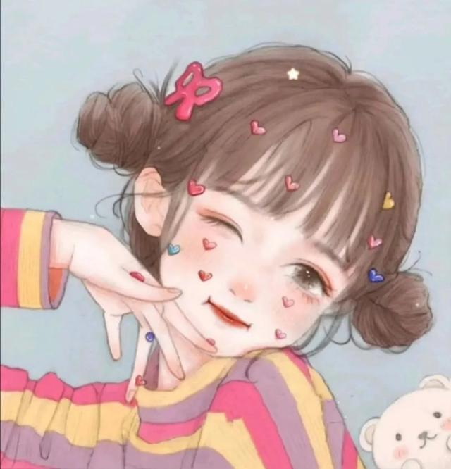 闺蜜头像可爱卡通呆萌，卡通可爱闺蜜头像微信（可爱卡通头像）