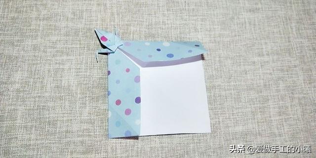 小学生必备自制信封图解步骤，小学生必备自制信封图解步骤图片（千纸鹤信封折纸教程）