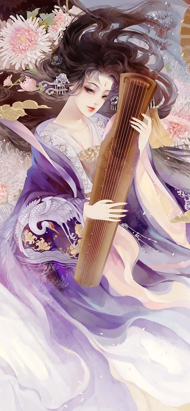 古风美女手绘图片，微信头像，古风美女手绘图片（古风美女系列手绘插画合集㈡：）