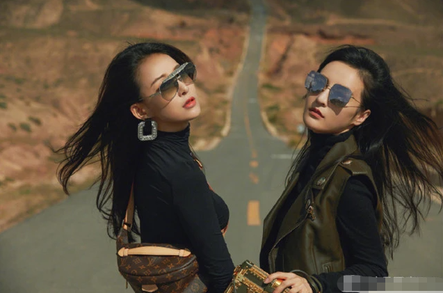 贾青整容，贾青整容前后照片对比（贾青在公路中违规拍照）