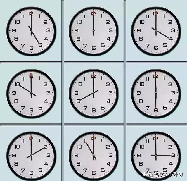 从镜子里看钟表时间可以掌握以下两点原理:1,镜面反射原理1:来自左面