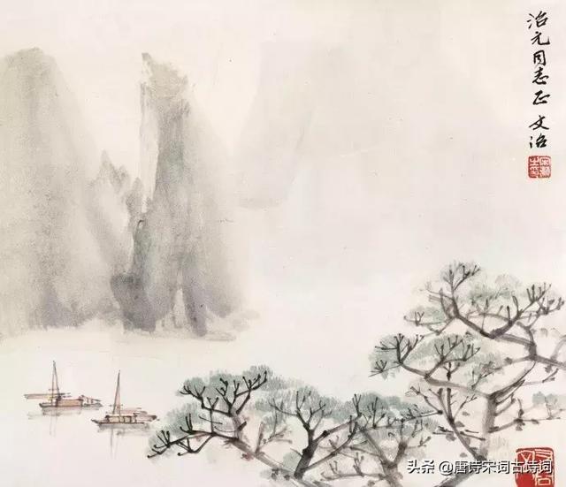 一树梅花一放翁，陆游的这首诗，仅仅四句（一季花开，只闻花香，不争朝夕）