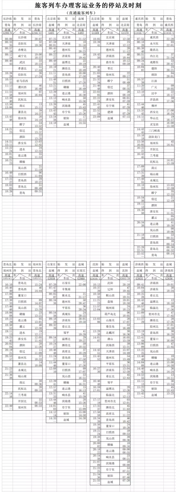 盐城到北京(射阳到北京高铁时刻表查询)