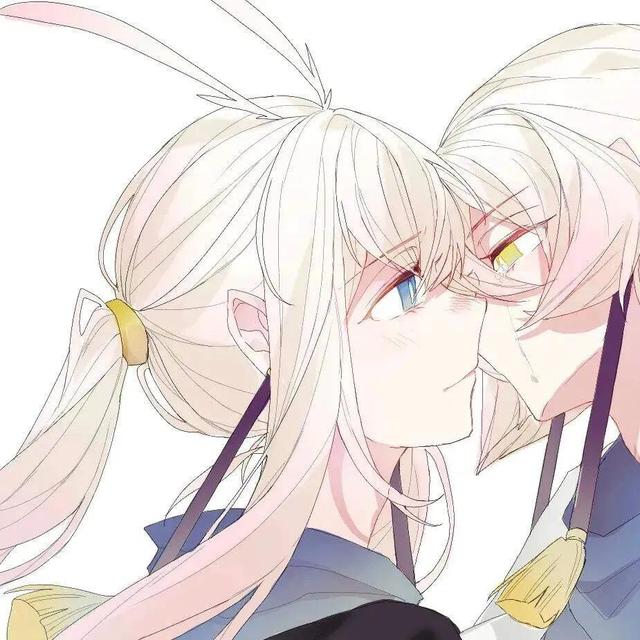 光遇.情头.郡主and高马尾，微信头像，光遇.情头.郡主and高马尾（稀有物种）画师 一碗柳褚 /因光而遇/（光遇cp向情侣头像‖“陷落美好）