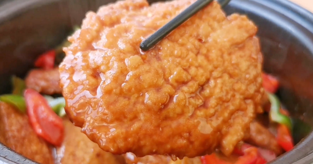 图片[8]-【猪瘦肉豆腐煲】做法步骤图 外焦香里鲜嫩 孩子特喜欢吃-起舞食谱网