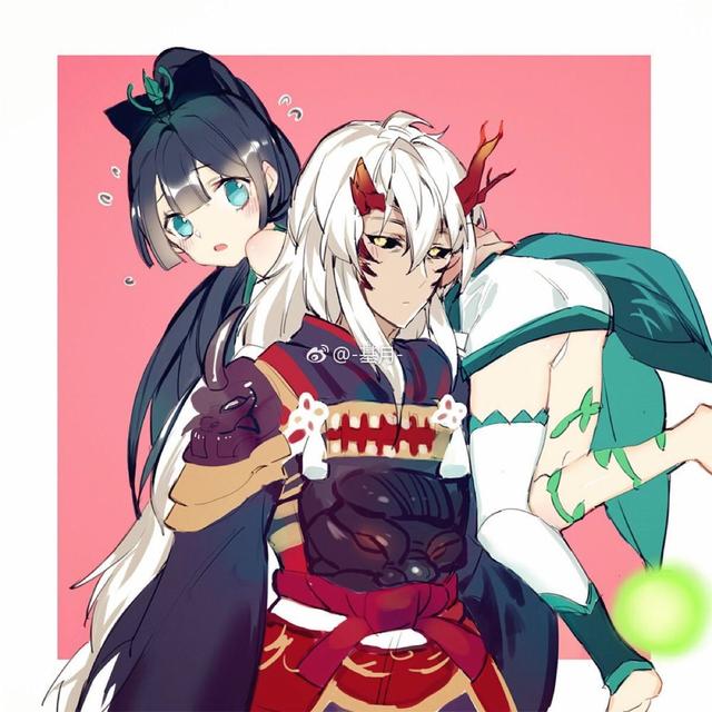 跟我走吧 百合情头，微信头像，跟我走吧 百合情头（让我们想起了多少对阴阳师里的cp）