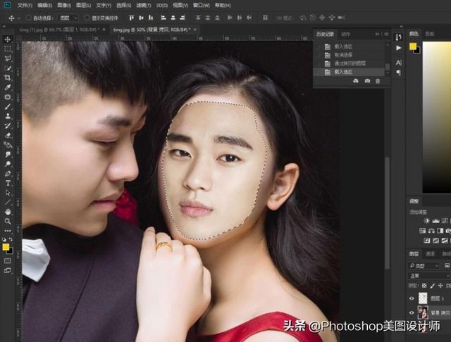 ps怎么修图人像脸部，PS图像处理-人物面部修图（ps来给人物进行换脸）