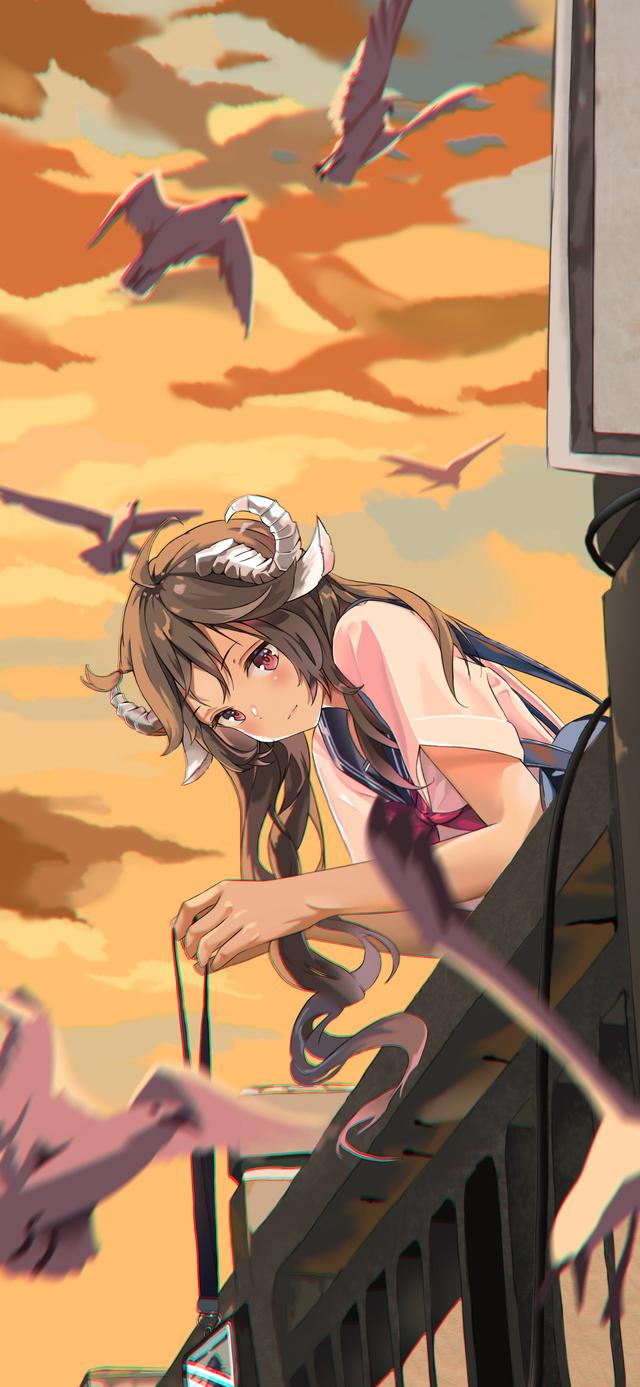 动漫照片，动漫照片男生霸气（分享一些好看的治愈系动漫插画壁纸图片）