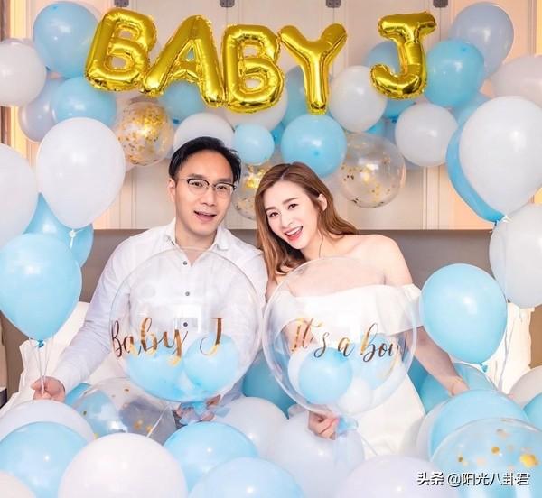 TVB最美女配520官宣产子，甜晒一家三口合影，豪门老公亲自剪脐带
