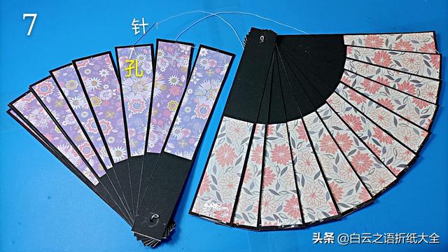 折一把古风扇子，教你如何用纸折古典扇子（炎热的夏天制作一把精致实用的古风扇子）