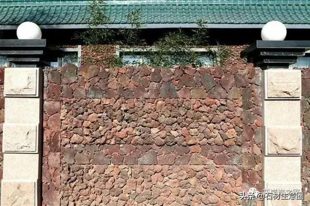 火山岩板材厂家，火山岩岩板生产厂家（火山岩安山岩黑洞石最全图集）