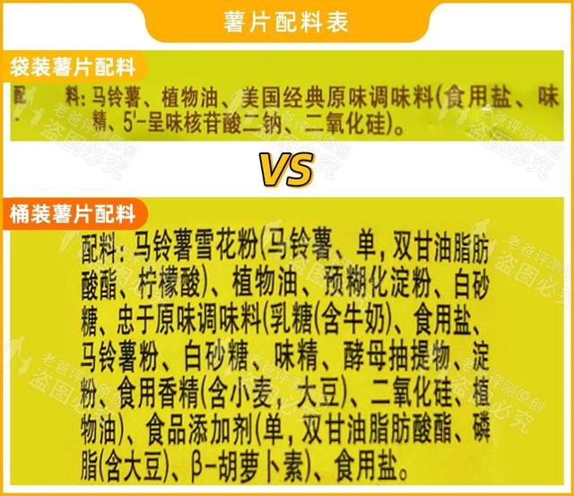 薯片是用什么做的，薯片是什么做成的（袋装薯片和桶装薯片都有啥区别）
