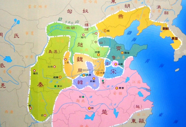 战国燕国地图图片