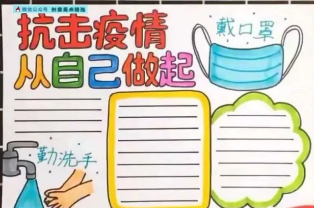 关于新型冠状病毒的手抄报，有关新型冠状病毒的手抄报怎么画（2020新型冠状病毒手抄报素材大全）