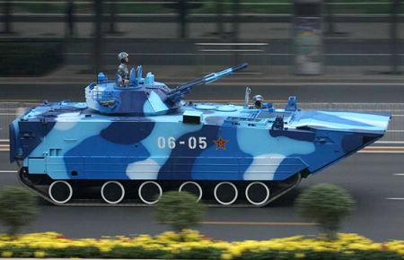作为我国海军陆战队的重要武器之一,zbd-05两栖步兵战车(简称:05式
