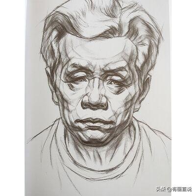 橡皮头，微信头像，橡皮头（分享结构素描高清临摹素材60张）