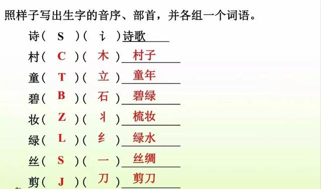村的组词有哪些，村的组词有什么（部编语文二年级下册课文1、古诗二首）