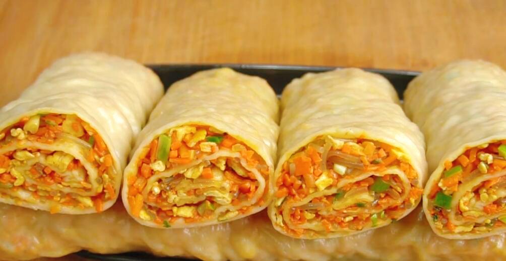 圖片[6]-【胡蘿卜千層卷】做法步驟圖 我家一周吃5次 比餡餅香-起舞食譜網(wǎng)