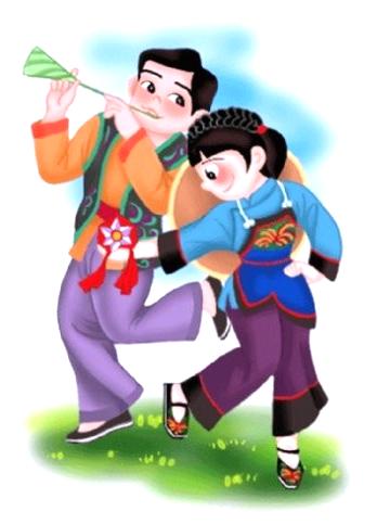 56个民族服饰图片大全，56个民族服装图片（五十六个民族精美人物服饰造型插画）