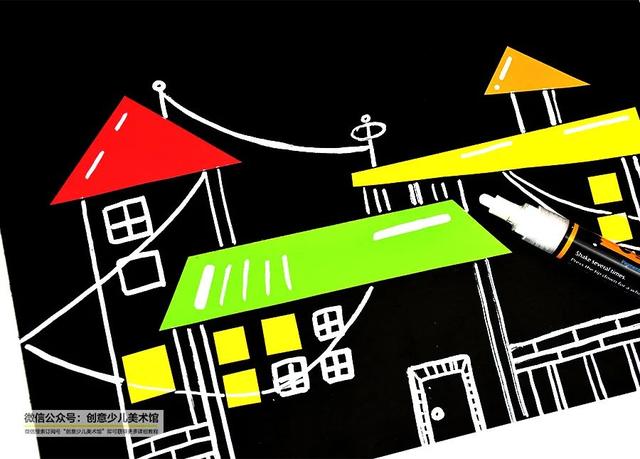 迎国庆绘画作品图片，迎国庆绘画作品图片大全（献给祖国的祝福绚丽多彩的烟花）