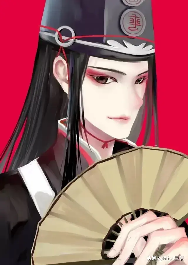 #阴阳师#@黑白无常，微信头像，#阴阳师#@黑白无常（黑白本一色，只因事无常）