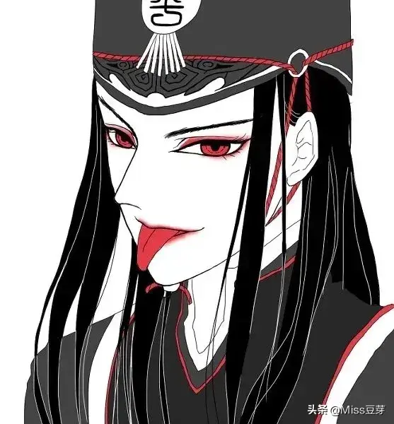 #阴阳师#@黑白无常，微信头像，#阴阳师#@黑白无常（黑白本一色，只因事无常）