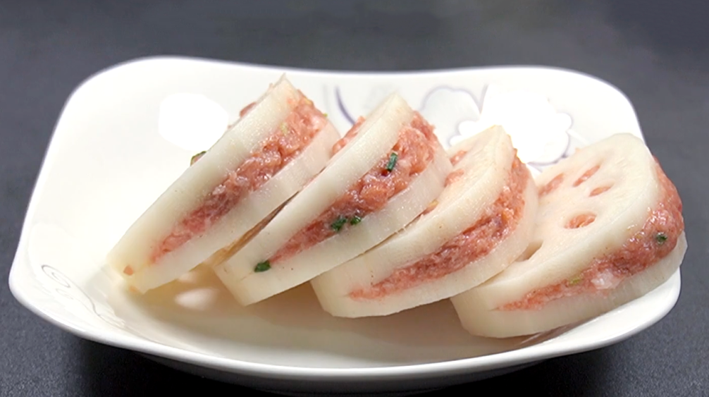 图片[3]-【藕夹】做法步骤图 脆爽美味 外面吃不到-起舞食谱网