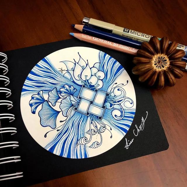 几步画出美丽画面，水粉画教程（5个步骤教你用最普通的笔）