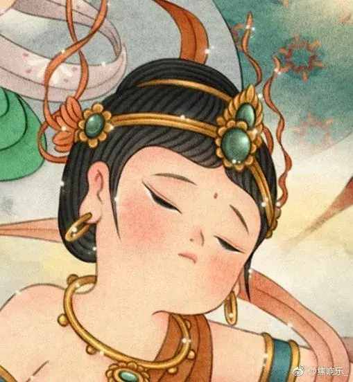 又胖又萌又可爱的图片，胖胖可爱的呆萌情侣头像微信（把千寻、周迅画成圆脸美人）