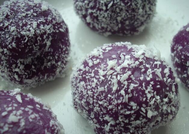 图片[7]-【椰蓉紫薯球】做法步骤图 护肠胃助消化 身体抵抗力好！-起舞食谱网