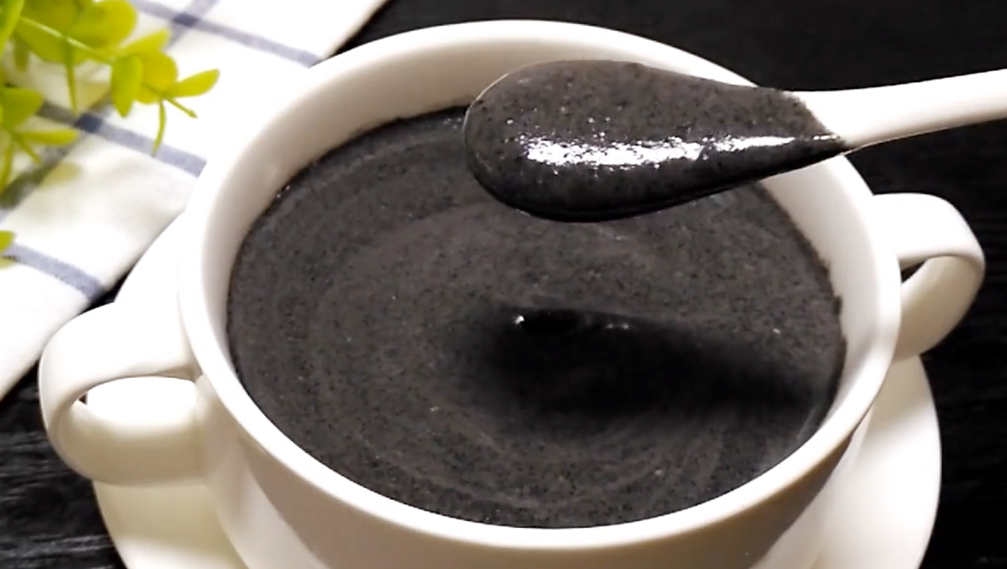 【黑芝麻糊】做法步驟圖 營養美味 給孩子當早餐最好了-起舞食譜網