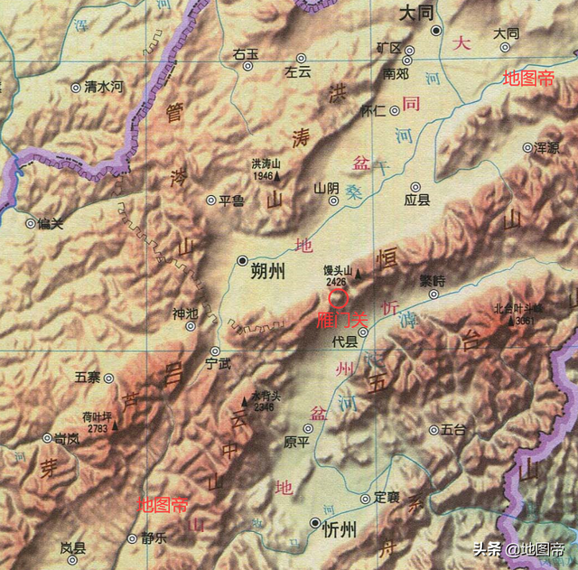 雁门关位于我国哪个省，雁门关在哪个省（雁门关对于中原来说）