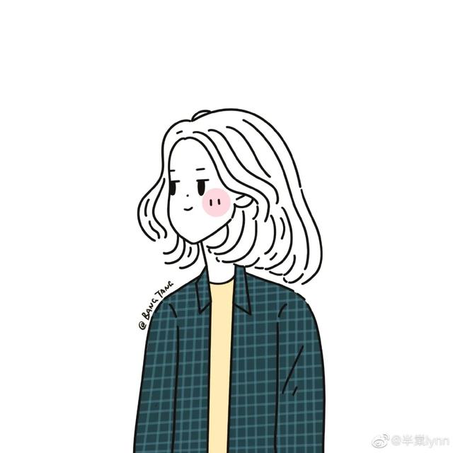 简笔画头像/可爱微信，简笔画头像/可爱（简笔画线条头像）