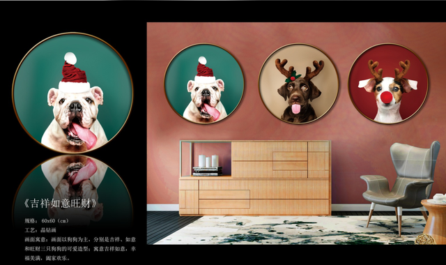 客厅挂画禁忌鹿，沙发背景墙挂鹿画好不好（客厅适合挂什么装饰画）