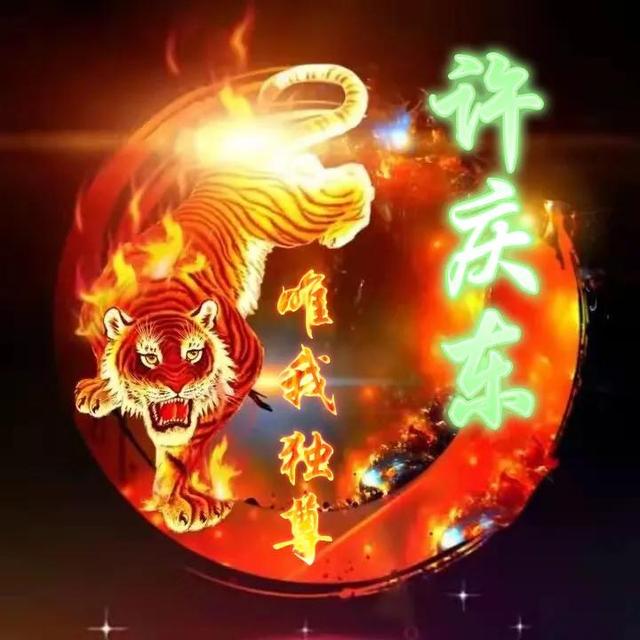 卡通老虎图片，虎（霸气虎全名微信头像：唯我独尊）