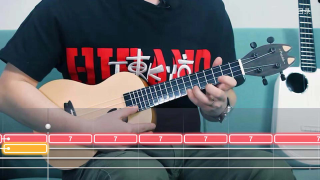 nanana很嗨的英文歌dj，呐呐呐很嗨的英文歌dj男生（尤克里里1Min教学）