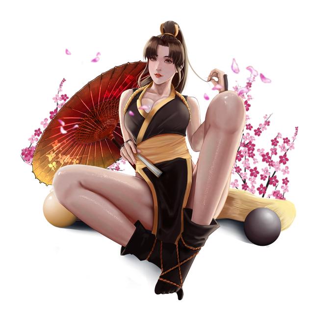 千鹤/封面动漫女生插画/喜欢一个人太累了，微信头像，千鹤/封面动漫女生插画/喜欢一个人太累了，所以要喜欢10个（街机游戏强行操纵最终BOSS通关）