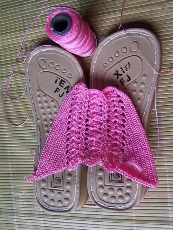 毛线编织拖鞋，毛线编织拖鞋图片（超详细的毛线拖鞋编织教程）
