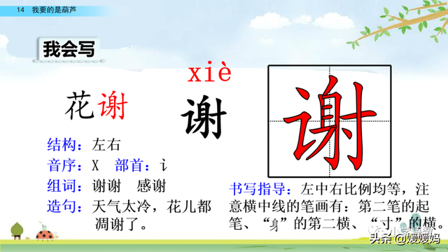 什么的枝叶填空，什么枝叶填空二年级（部编版二年级上册第14课《我要的是葫芦》课件及同步练习）