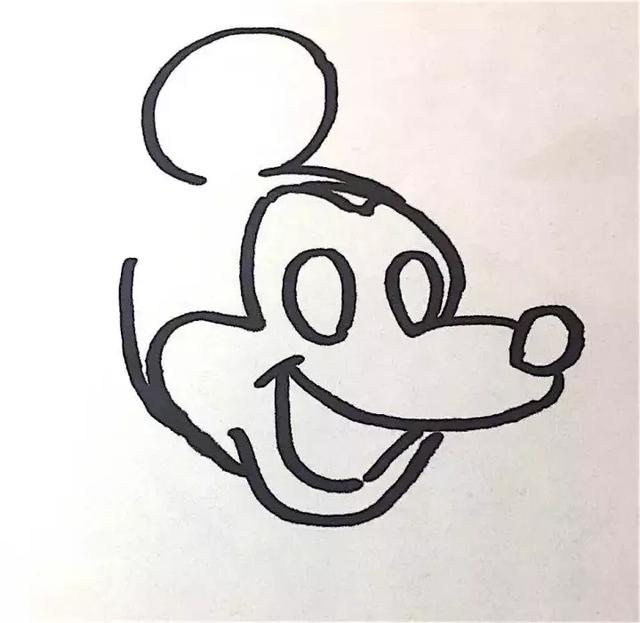 大耳朵图图简笔画，简笔画大耳朵图图简单画法（迪斯尼经典动画之米奇、米老鼠最简单的画法）
