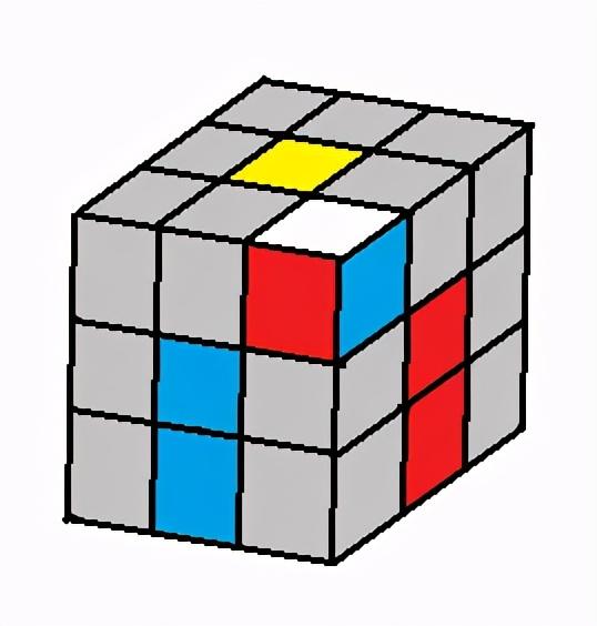 魔方第一层公式，魔方第一层快速形成立体十字（只用两条公式复原魔方）